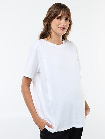 T-shirt basic allattamento maniche corte