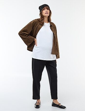 T-shirt basic allattamento maniche corte