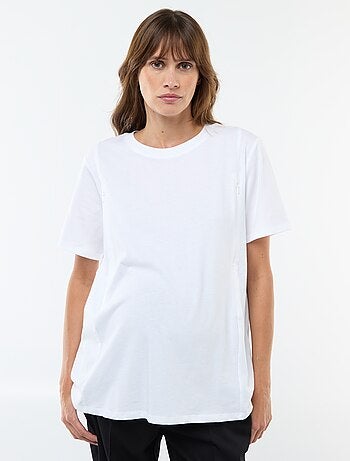T-shirt basic allattamento maniche corte