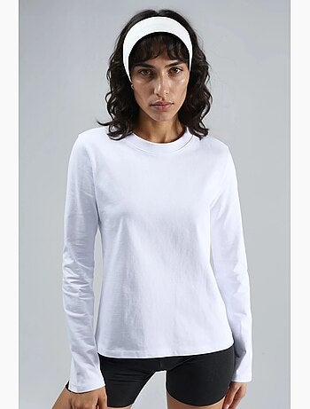 T-shirt basic girocollo manica lunga busem