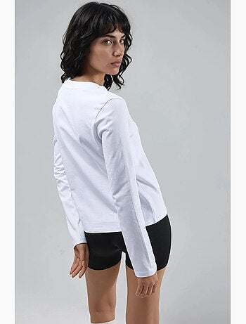 T-shirt basic girocollo manica lunga busem