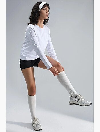 T-shirt basic girocollo manica lunga busem