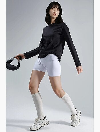 T-shirt basic girocollo manica lunga busem