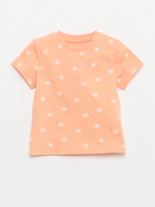 T-shirt basic in jersey di cotone - Kiabi