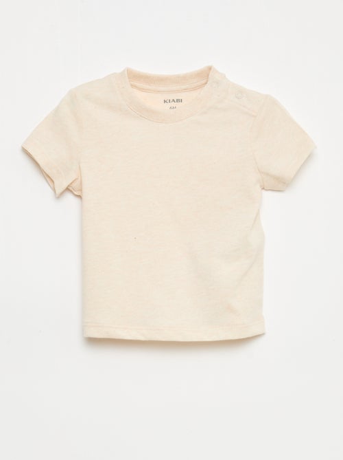 T-shirt basic in jersey di cotone - Kiabi