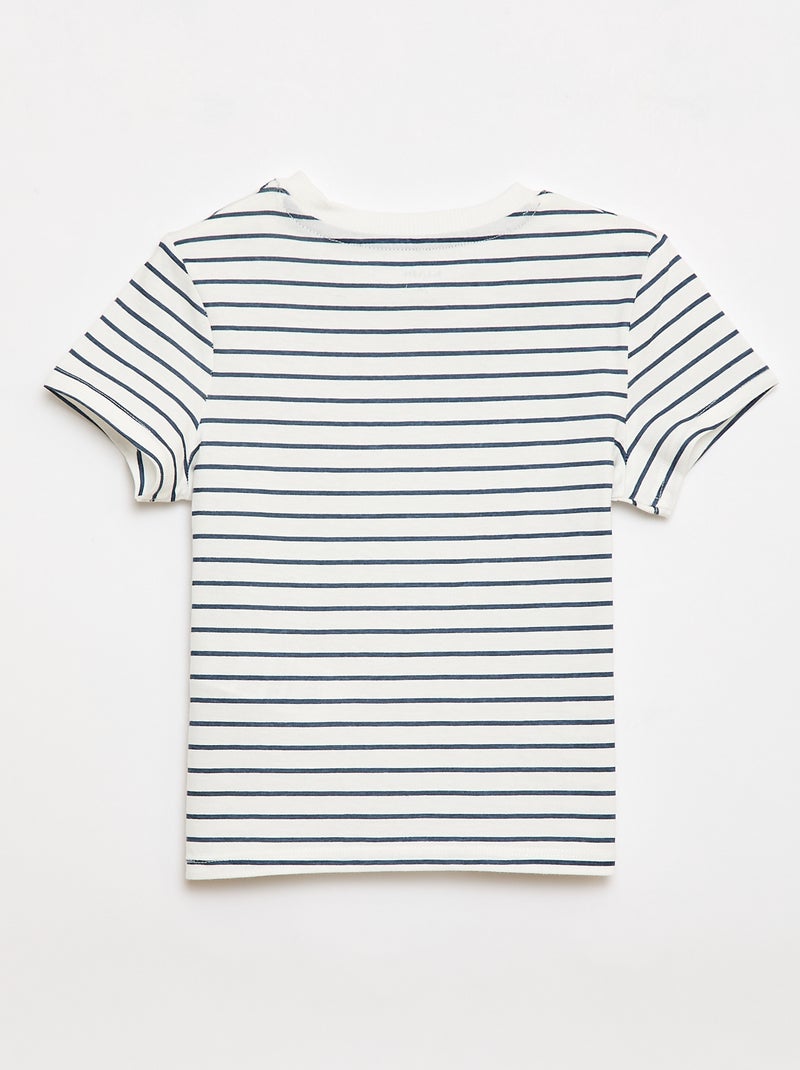 T-shirt basic in jersey di cotone Bianco - Kiabi