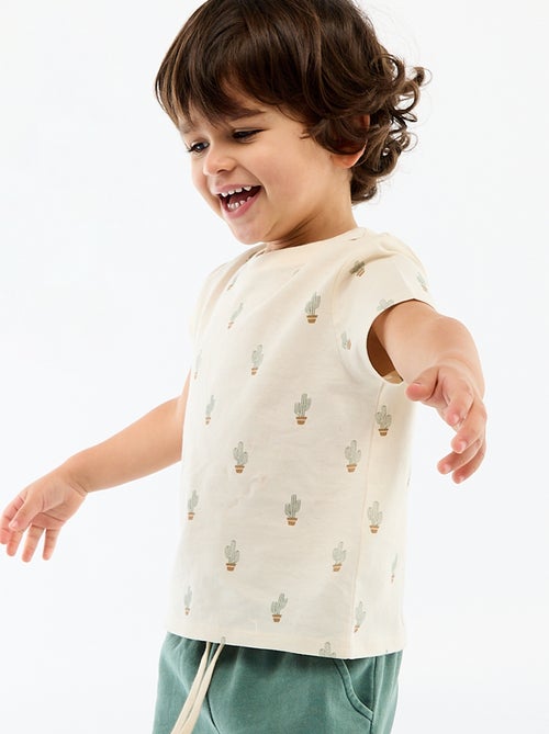 T-shirt basic in jersey di cotone - Kiabi