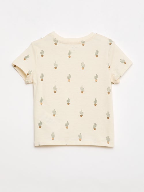 T-shirt basic in jersey di cotone - Kiabi