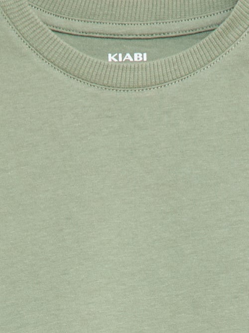 T-shirt basic in jersey di cotone - Kiabi