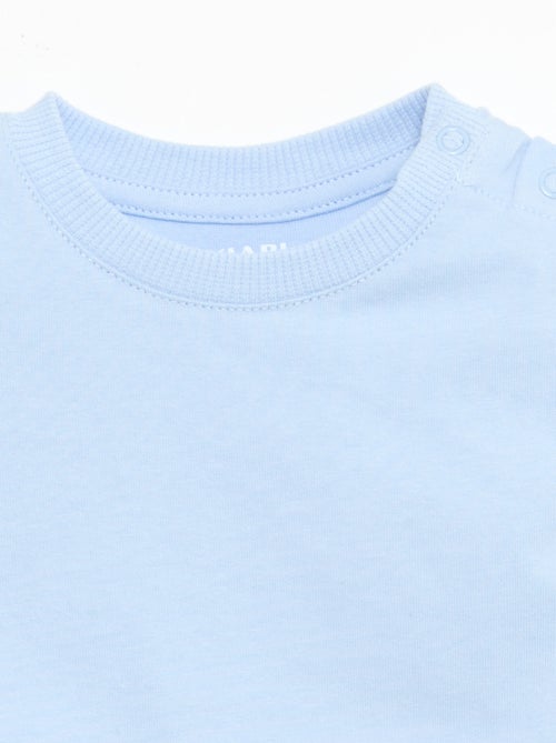 T-shirt basic in jersey di cotone - Kiabi