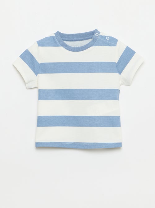 T-shirt basic in jersey di cotone - Kiabi