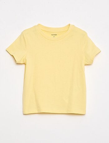 T-shirt basic in jersey di cotone
