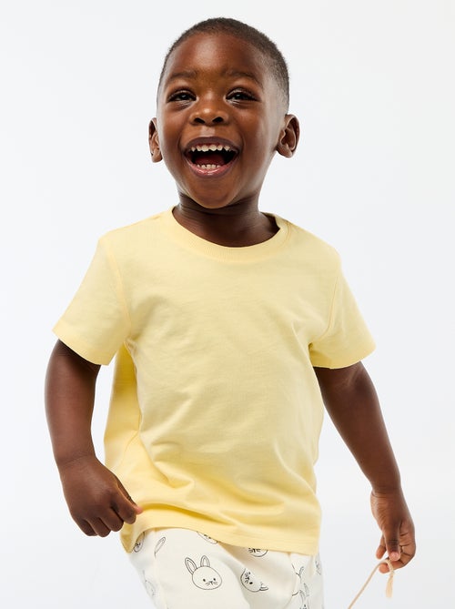 T-shirt basic in jersey di cotone - Kiabi