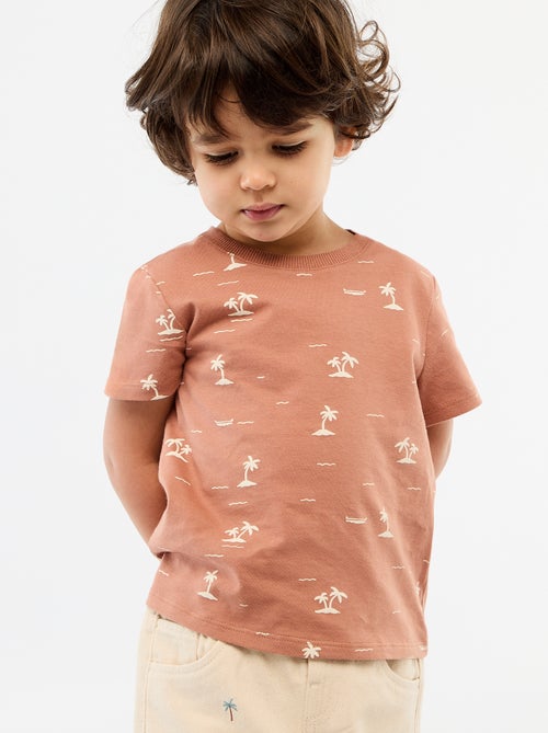 T-shirt basic in jersey di cotone - Kiabi