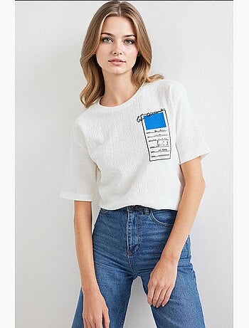 T-shirt basic in maglia stampata bdart