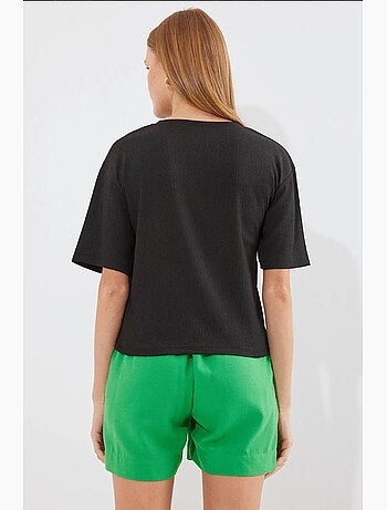 T-shirt basic in maglia stampata bdart