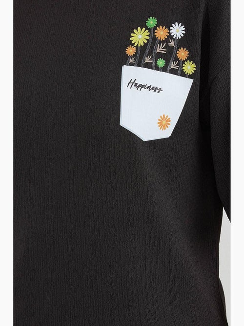 T-shirt basic in maglia stampata bdart - Kiabi T-shirt basic in maglia stampata bdart - Kiabi