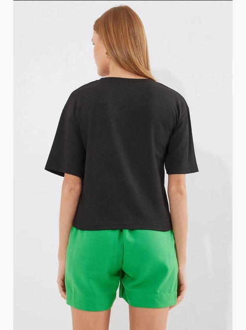 T-shirt basic in maglia stampata bdart - Kiabi T-shirt basic in maglia stampata bdart - Kiabi