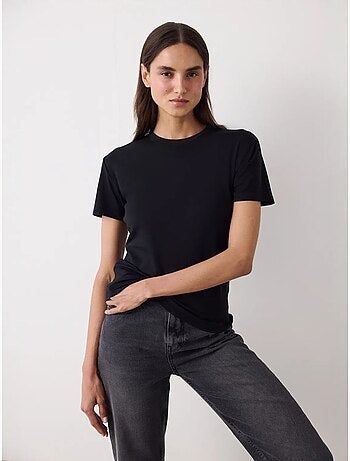 T-shirt basic oversize a maniche corte penti