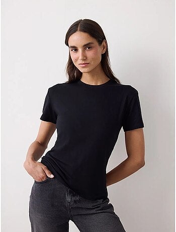 T-shirt basic oversize a maniche corte penti