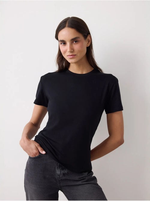 T-shirt basic oversize a maniche corte penti - Kiabi T-shirt basic oversize a maniche corte penti - Kiabi