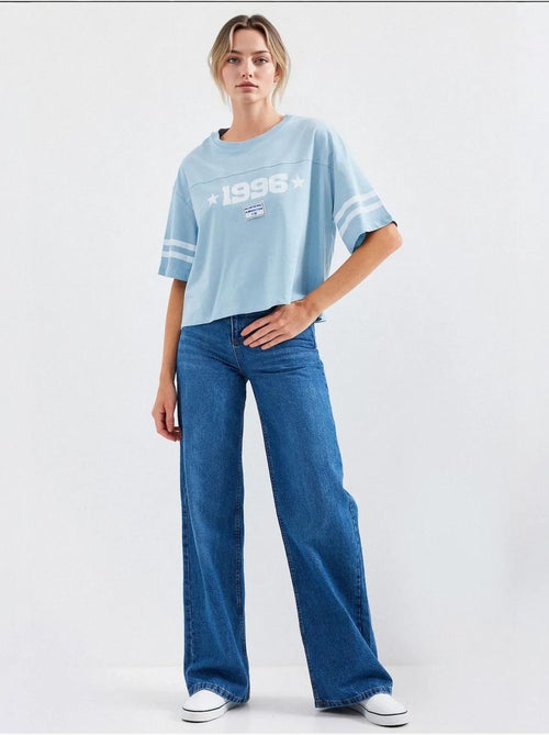 T-shirt basic oversize stampata bdart - Kiabi T-shirt basic oversize stampata bdart - Kiabi