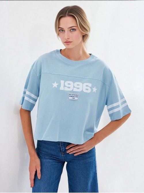 T-shirt basic oversize stampata bdart - Kiabi T-shirt basic oversize stampata bdart - Kiabi