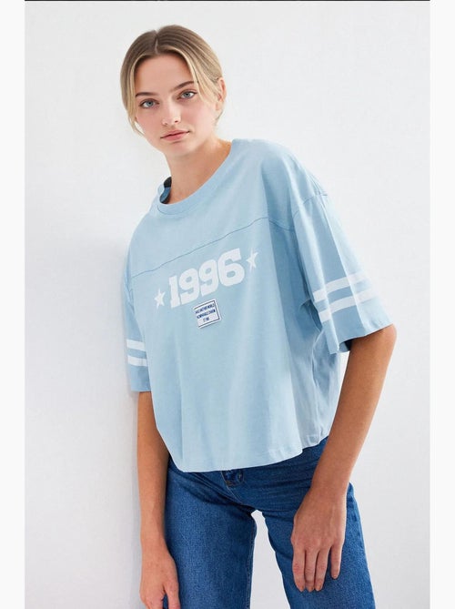 T-shirt basic oversize stampata bdart - Kiabi T-shirt basic oversize stampata bdart - Kiabi