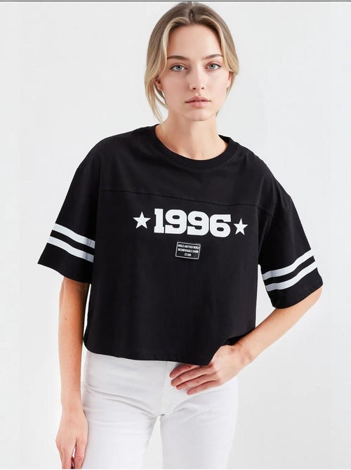 T-shirt basic oversize stampata bdart - Kiabi