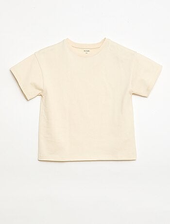 T-shirt in maglia jersey a maniche corte