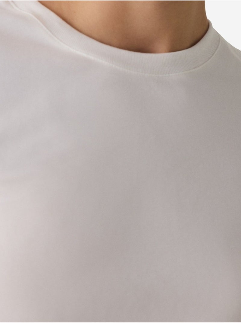 T-shirt basic regular fit penti Bianco - Kiabi