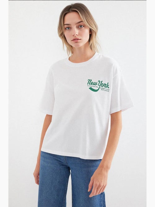 T-shirt basic stampata bdart - Kiabi