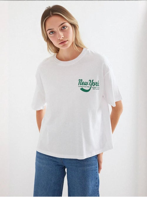 T-shirt basic stampata bdart - Kiabi