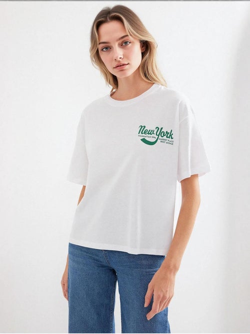 T-shirt basic stampata bdart - Kiabi