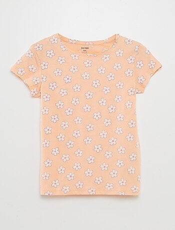 T-shirt basic stampato
