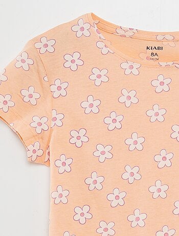 T-shirt basic stampato