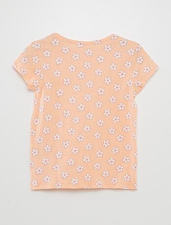 T-shirt basic stampato