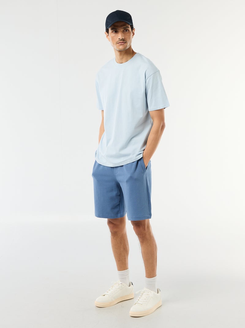 T-shirt basic vestibilità comfort / oversize Blu - Kiabi