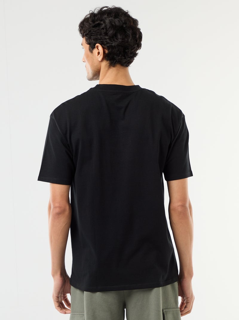T-shirt basic vestibilità comfort / oversize Nero - Kiabi