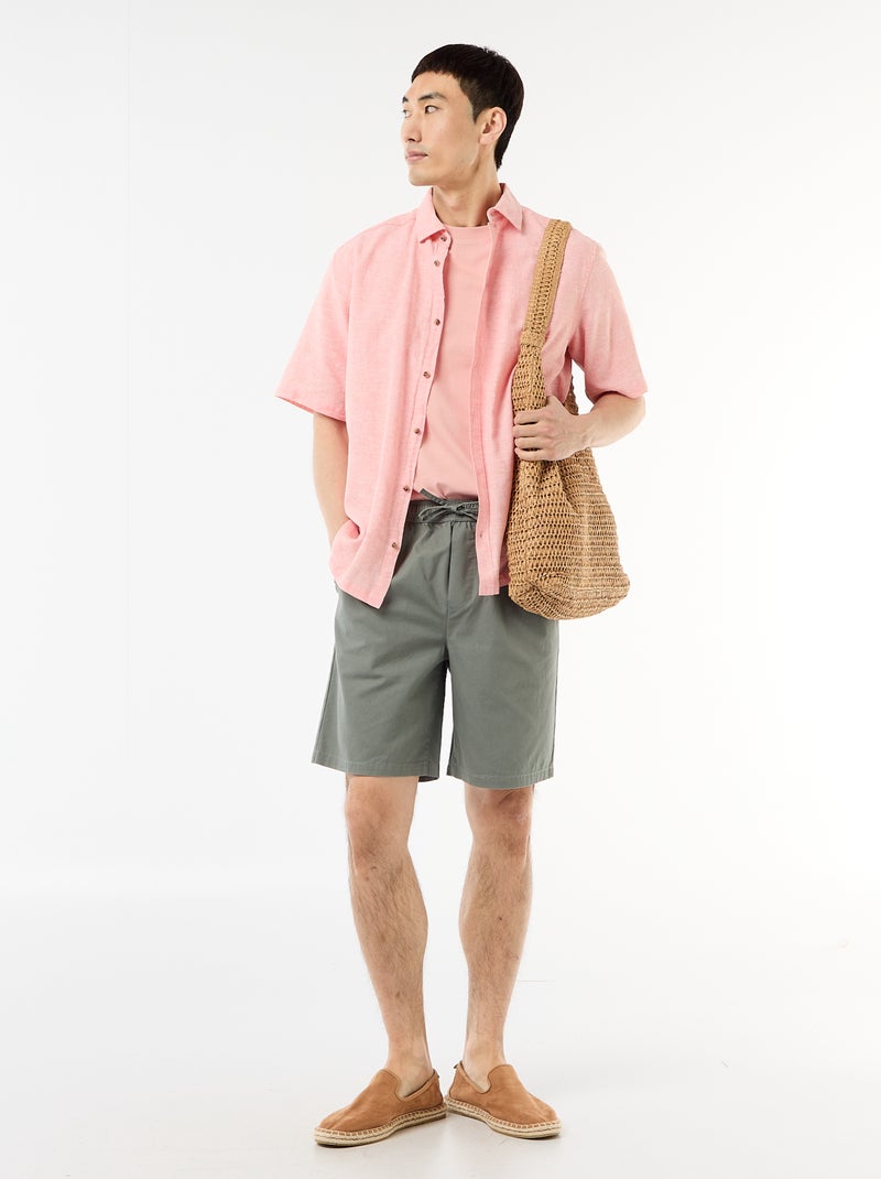 T-shirt basic vestibilità comfort / oversize Rosa - Kiabi