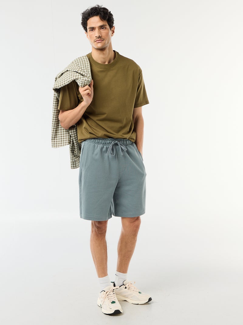 T-shirt basic vestibilità comfort / oversize Verde - Kiabi