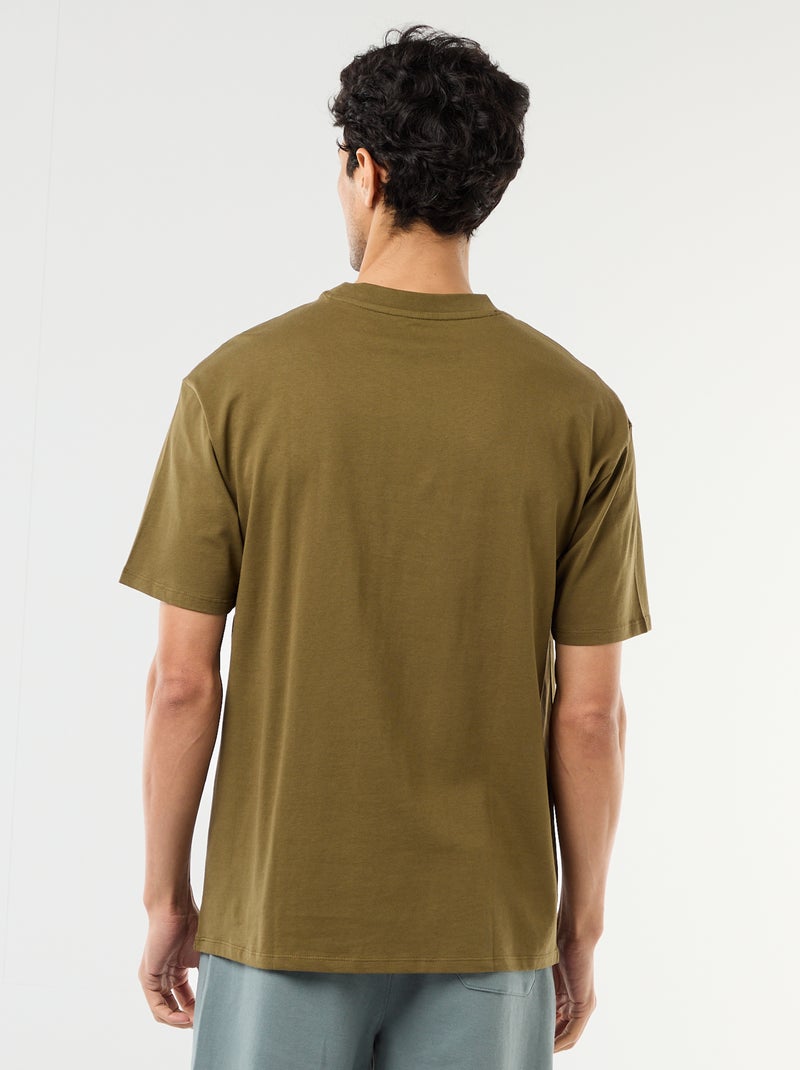 T-shirt basic vestibilità comfort / oversize Verde - Kiabi