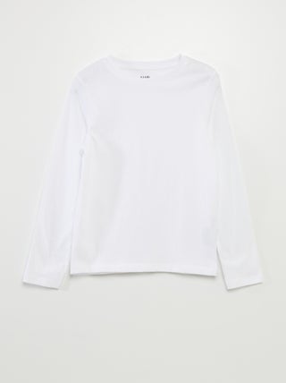 T-shirt basica a maniche lunghe