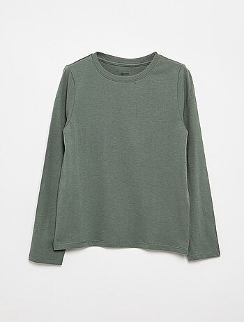 T-shirt basica a maniche lunghe