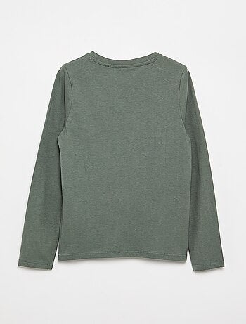T-shirt basica a maniche lunghe
