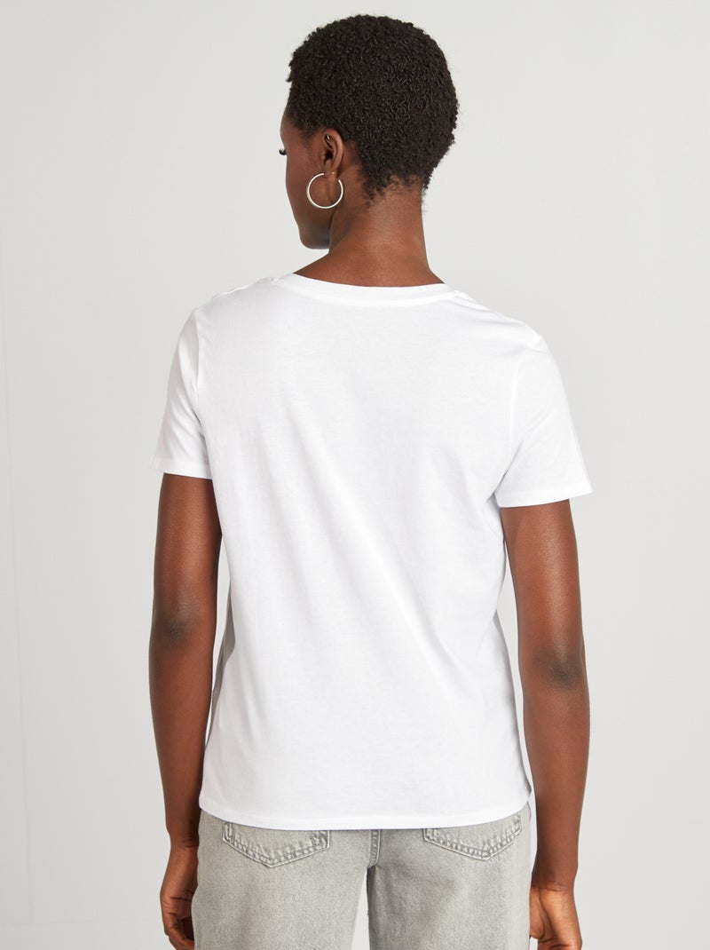 T-shirt basica BIANCO - Kiabi