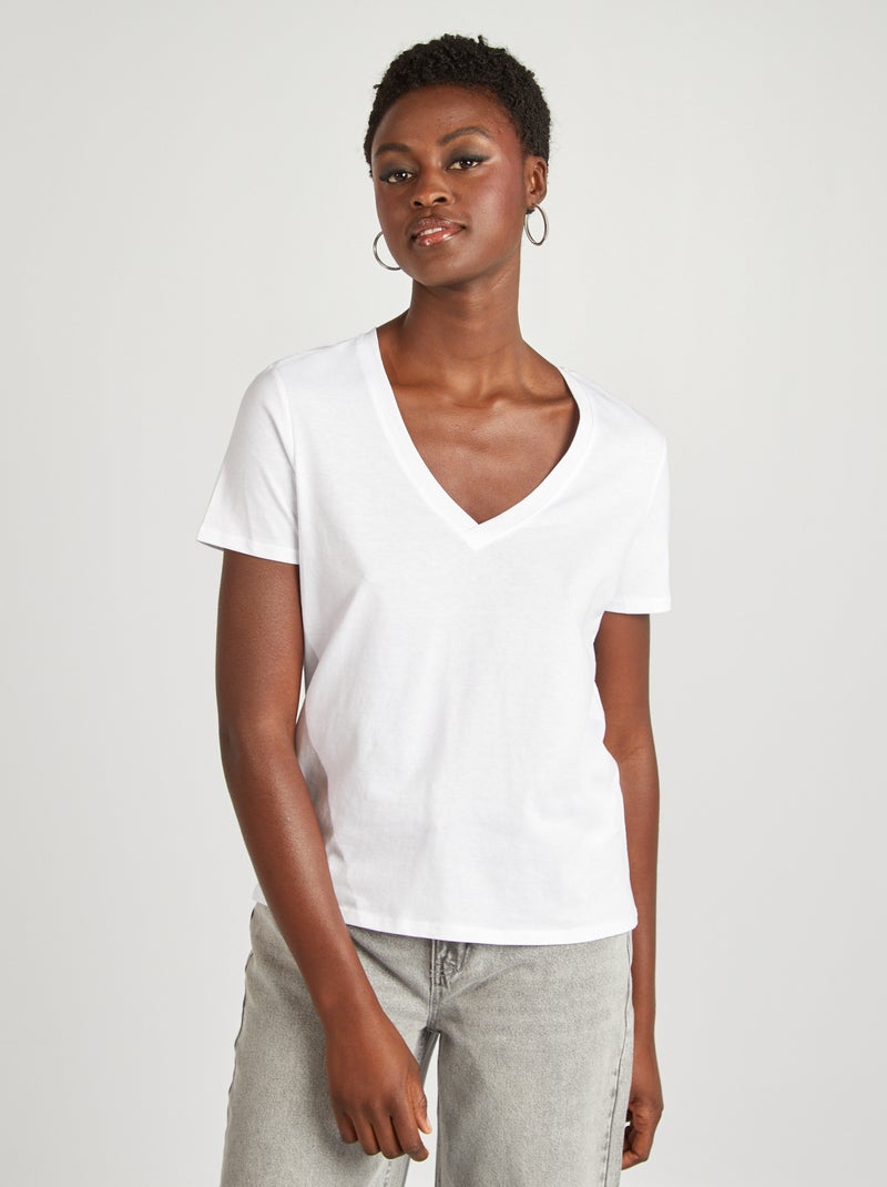 T-shirt basica BIANCO - Kiabi