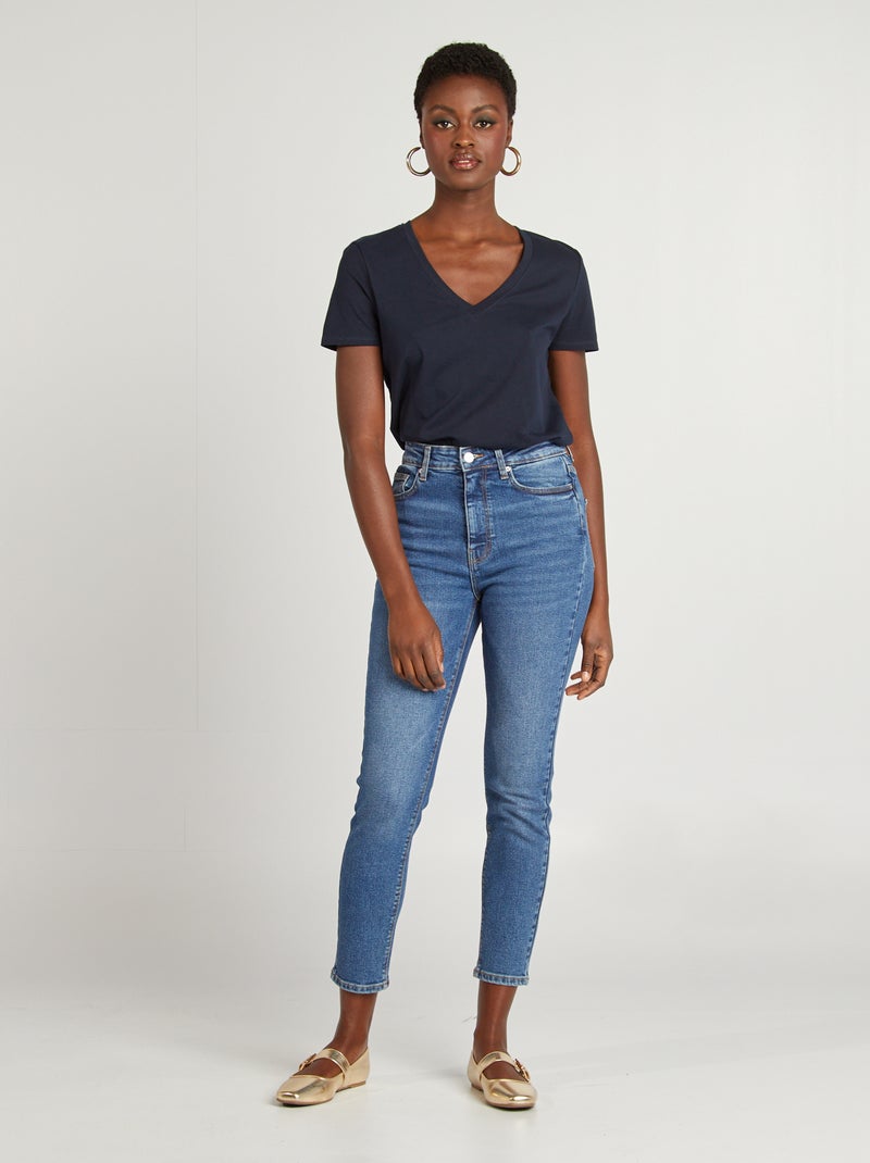 T-shirt basica blu - Kiabi