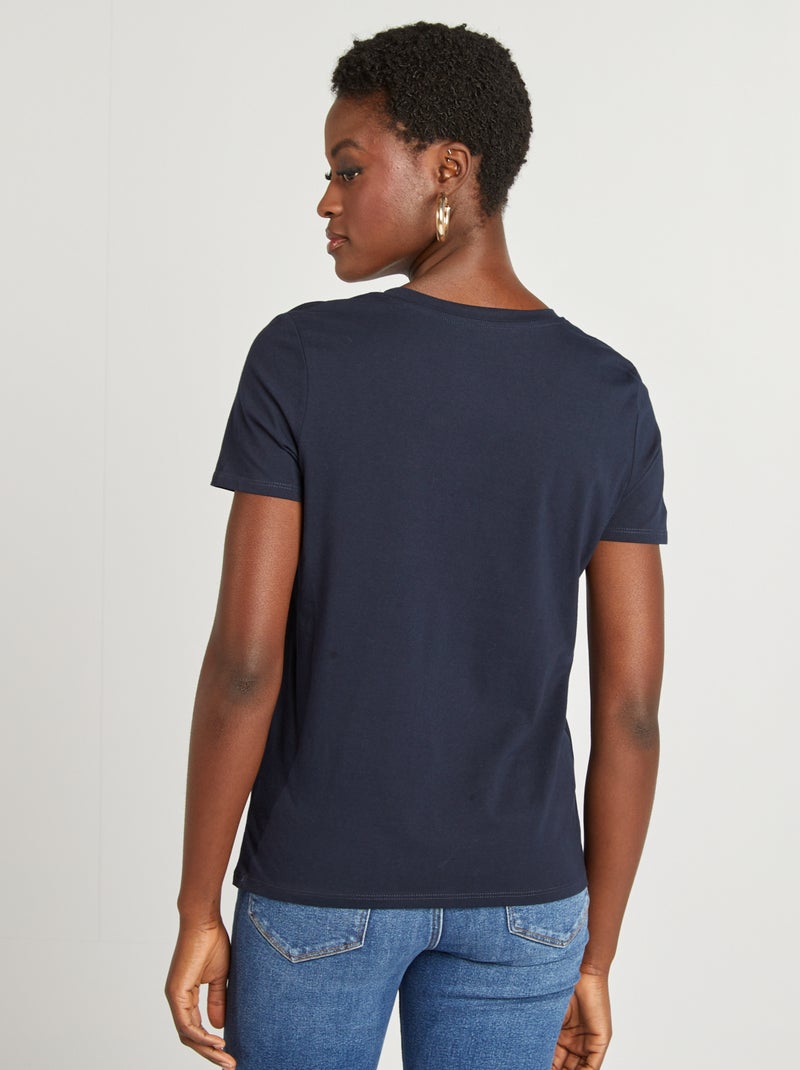 T-shirt basica blu - Kiabi