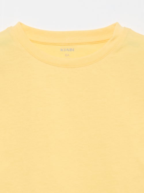 T-shirt basica in jersey tinta unita - Kiabi